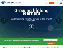 Tablet Screenshot of mindsetworks.com
